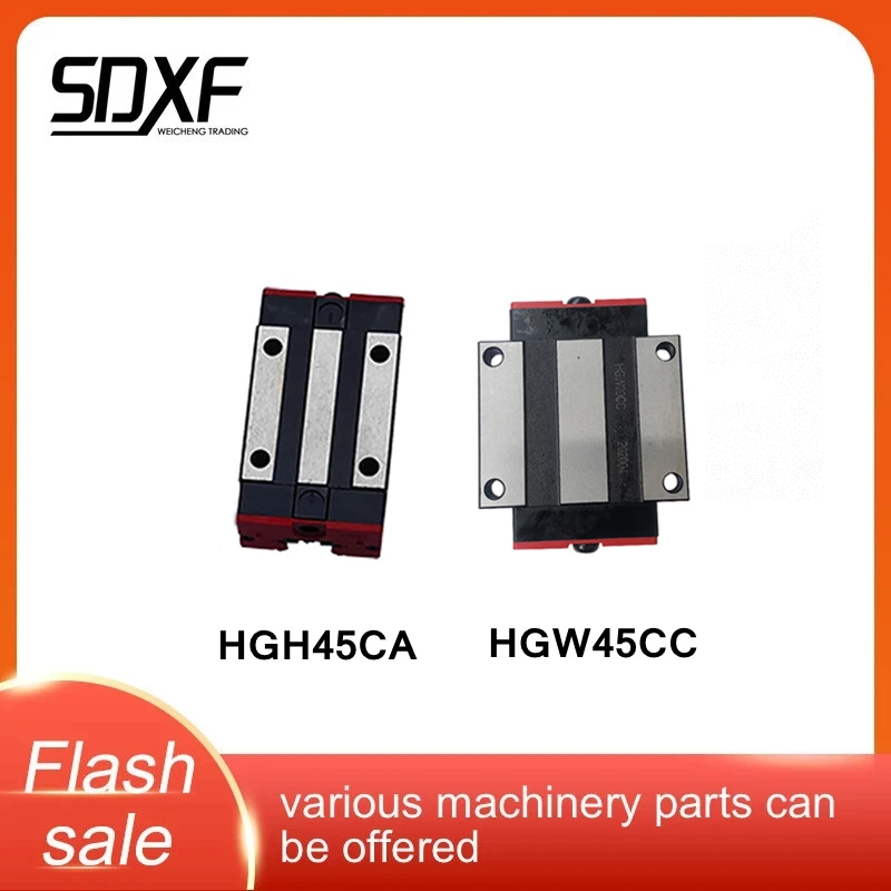 Квадратный линейный рельс HGH45CA/HGW45CC подшипниковый слайдер|Линейные направляющие|