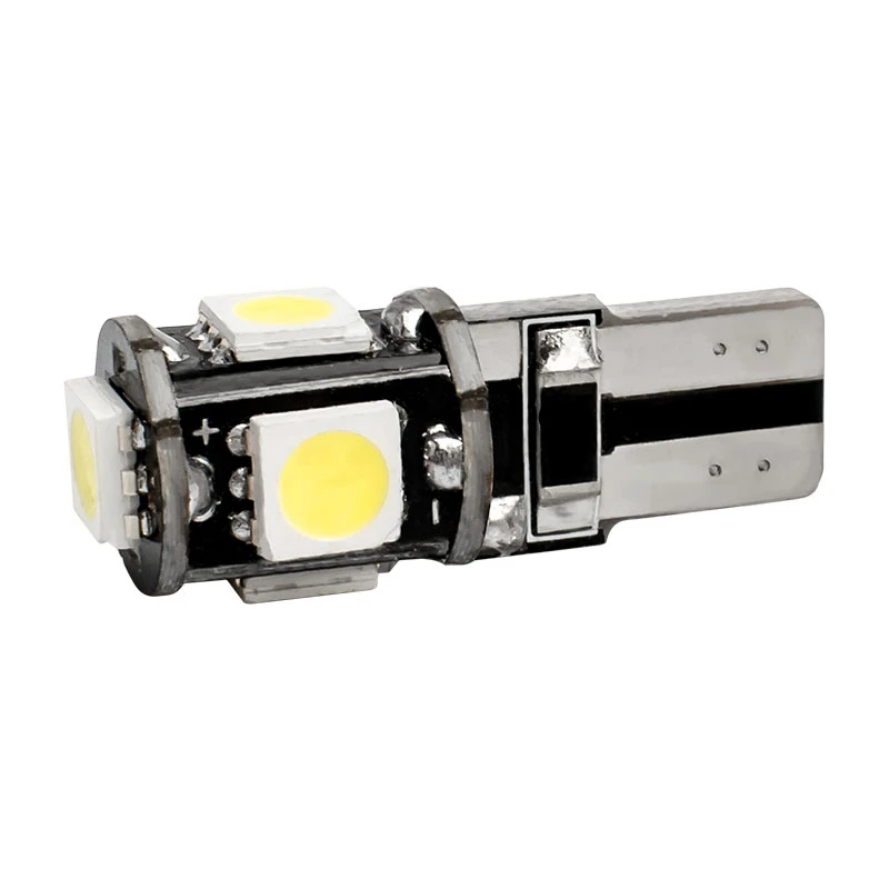Автомобильные светодиодные лампы T10 WY5W 5 SMD 5050 192 501 2825 W5W 5SMD автомобильные CANBUS без