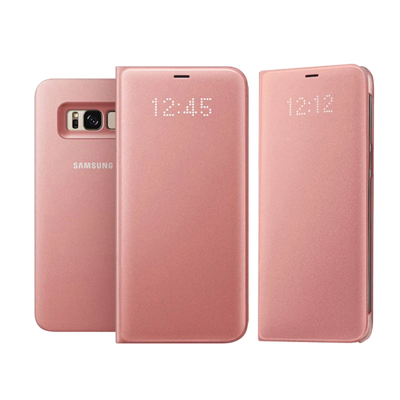 Оригинальный светодиодный чехол для Samsung Galaxy S8 + Plus S8Plus с функцией сна защитный
