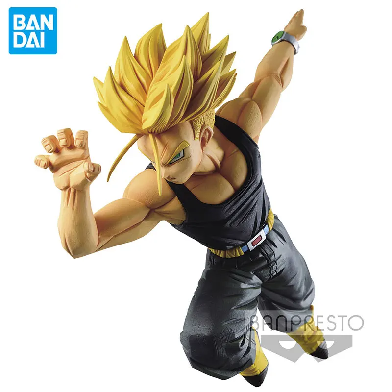 

Anime Figure Dragon Ball Z Saiyan Trunks Bandai original Action Figures PVC Model Decoration Collection Doll Toy Exquisite Gifts