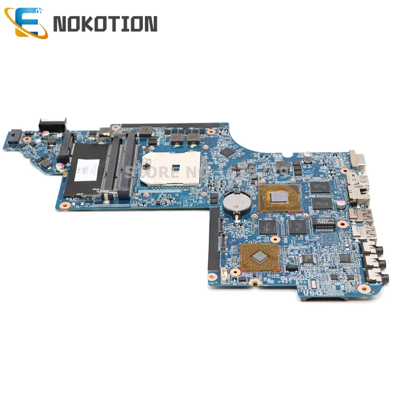 NOKOTION 650854 001 665284 665281 для HP Pavilion DV6 6000 серия материнская плата ноутбука гнездо FS1 DDR3 с