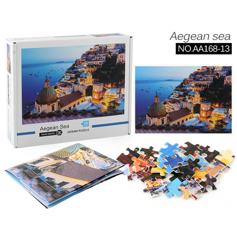 

Puzzle 1000 Pieces Jigsaw Puzzles For Adults Paper Quality Assembling Puzzle Games Childrens Kids Educational Toy Christmas Gift