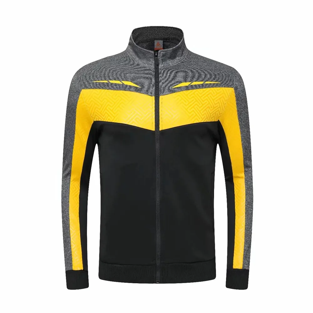

2020 New sporting jerseys long sleeve Adult soccer shirts Running jacket Men Football jersey shirt jogging Gym Cycling tracksuit