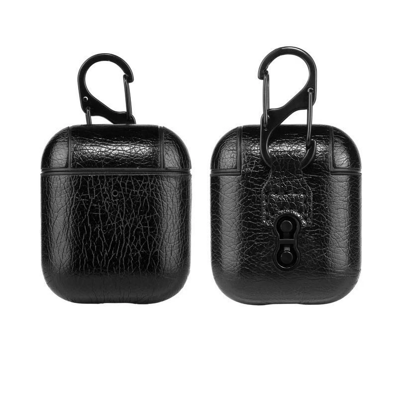 Funda чехол для зарядки чехол s для AirPods 1 2 кожаный Bluetooth беспроводной Чехол для наушников чехол для AirPods 1 2