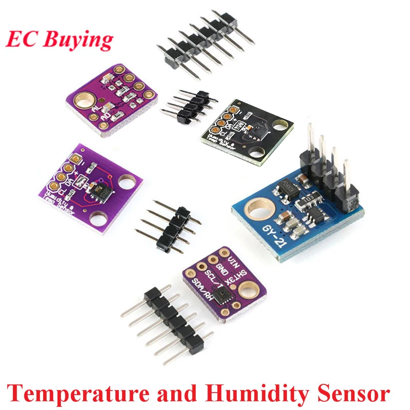 SHT21 SHT30 SHT31 Si7021 модуль датчика температуры и влажности IIC I2C HDC1080|Интегральные