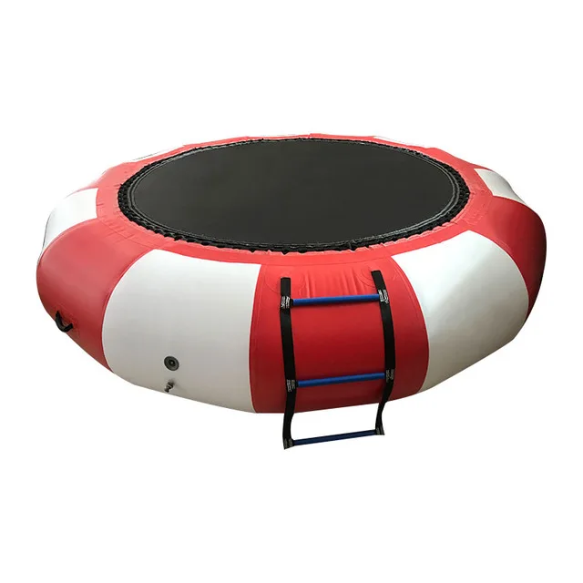 Водный батут Serie Splash Gevoerde Water Uitsmijter Opblaasbare Jump Батут Bounce Swim Platform For Sport