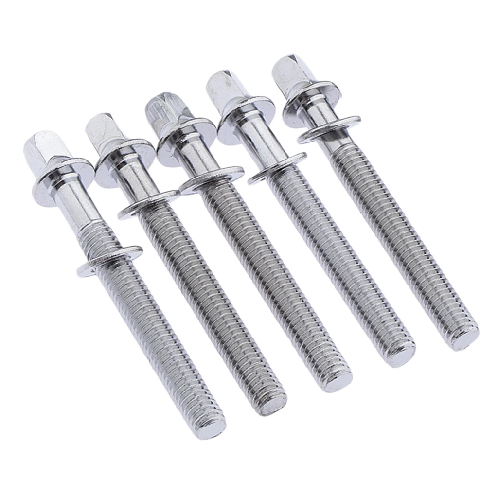 

5pcs NEW 45/55/65/75mm Drum Tension Rods For Tom Drum Build Accs