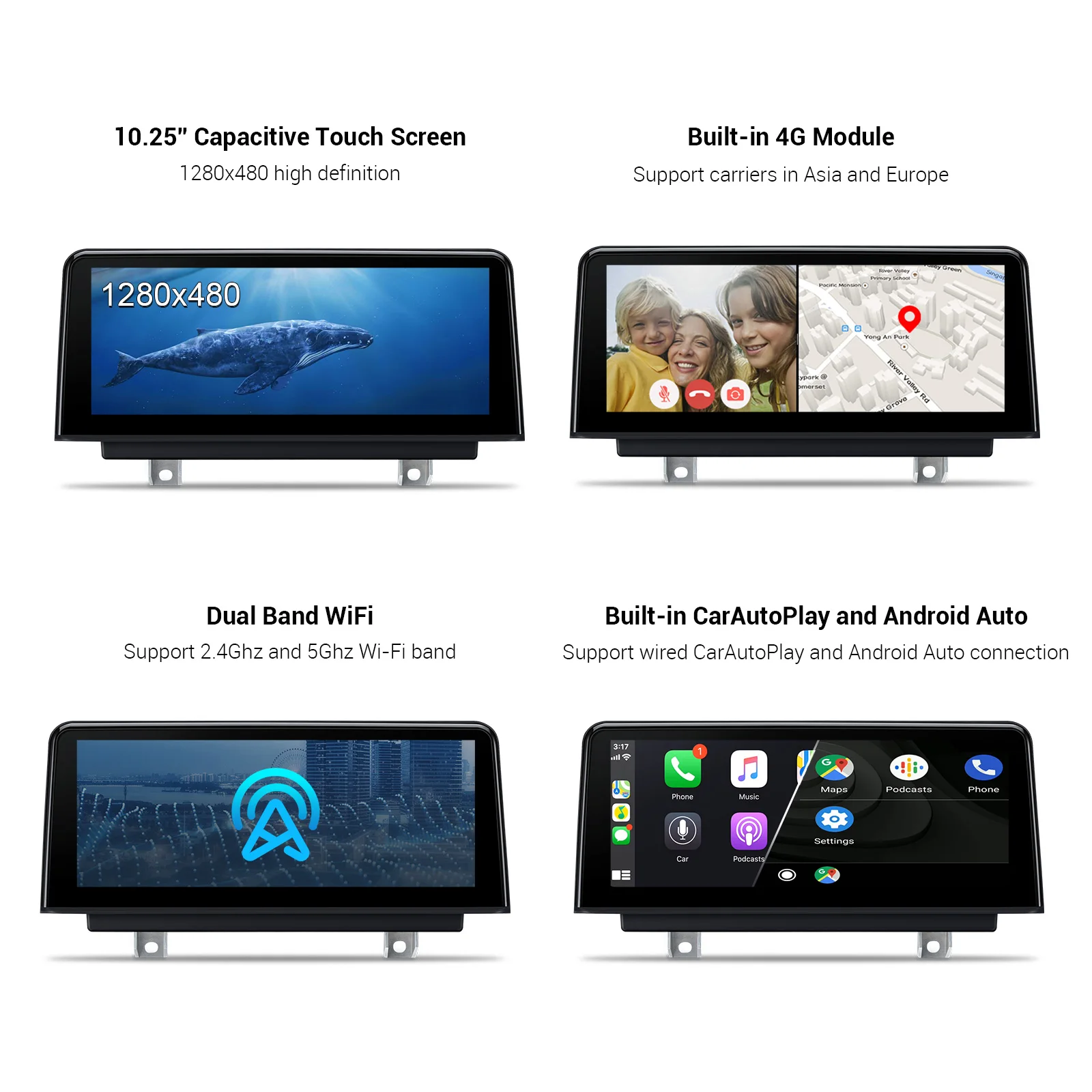 XTRONS 10 25 'ɺndroid 11 Qualcomm 8 Core 4 + 64 автомобильная стереосистема для BMW