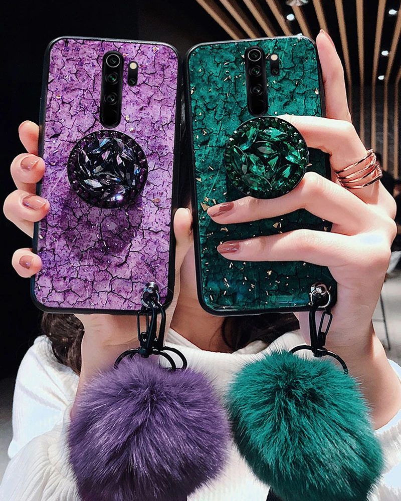 

Mobile Phone Case For Xiaomi Poco X3 NFC M3 F2 10T 9T Note 10 Pro Lite 9se Redmi 9A 9C 8A Note 9S 8T 9 8 Pro Marble Glitter Case
