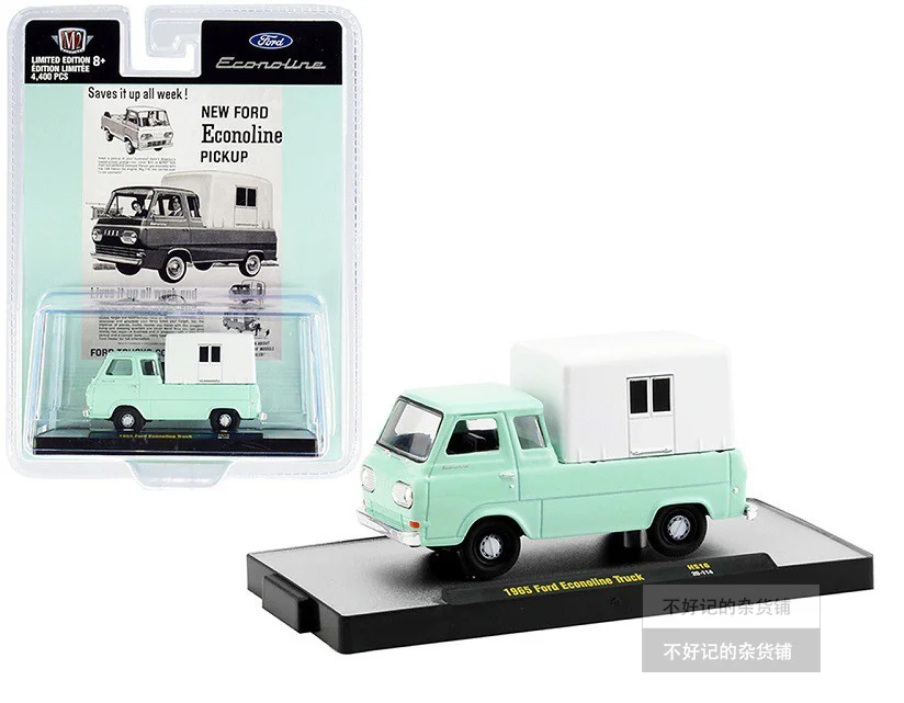 

NEW M2 Machines 1:64 1965 FORD Econoline TRUCK pickup limited Collection Metal Die-cast Simulation Model Cars Toys