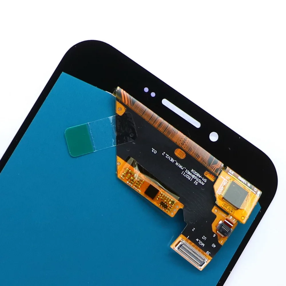 Super AMOLED lcd для samsung Galaxy A8 A810 A810F ЖК-дисплей кодирующий преобразователь сенсорного экрана в сборе с регулировкой яркости