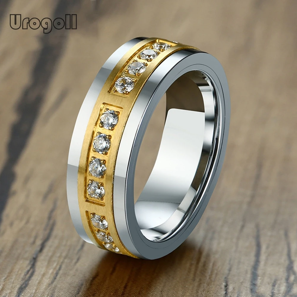 Модные мужские кольца 7 мм карбида вольфрама обручальные для вечерние свадебные