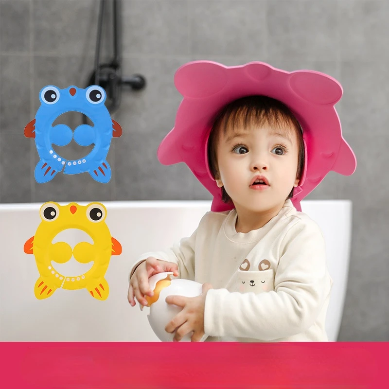 

Wonderlife pudcoco Newest Arrivals Hot Babies Children Kids Safe Shampoo Bath Bathing Shower Cap Hat Wash Hair Shield
