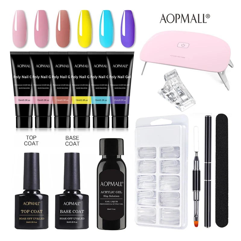 

AOPMALL®Гель-лак для ногтей, 6 цветов, 14 шт.