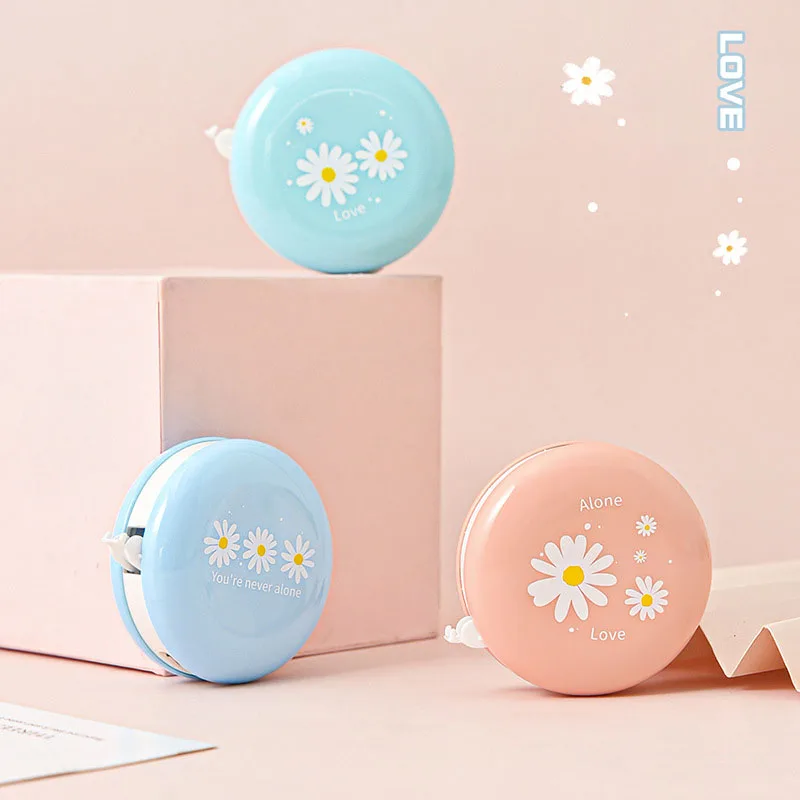 

24 pcs/lot Kawaii Macaron Daisy 8M Correction Tape Cute Tapes Promotional Stationery gift School Office Supplies