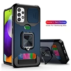 Магнитный чехол-подставка для телефона 2 в 1, защитный чехол для Samsung A 52 72 42 82, задняя крышка для скользящего объектива Sansung A 32 12 4G, чехол