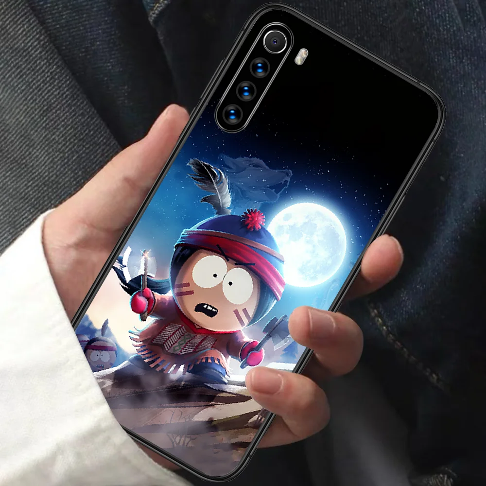 

South-Park Phone Case For XIAOMI Redmi Note 5 7 8 T 9 6A 7A 8A 9S K 20 30 Pro black Cell Silicone Hoesjes Painting Coque Pretty