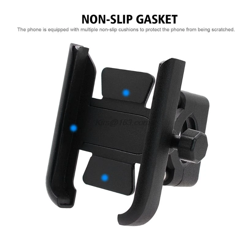 360 degree universal metal bike motorcycle motorbike mirror handlebar smart phone holder stand mount for iphone xiaomi samsung 4 free global shipping