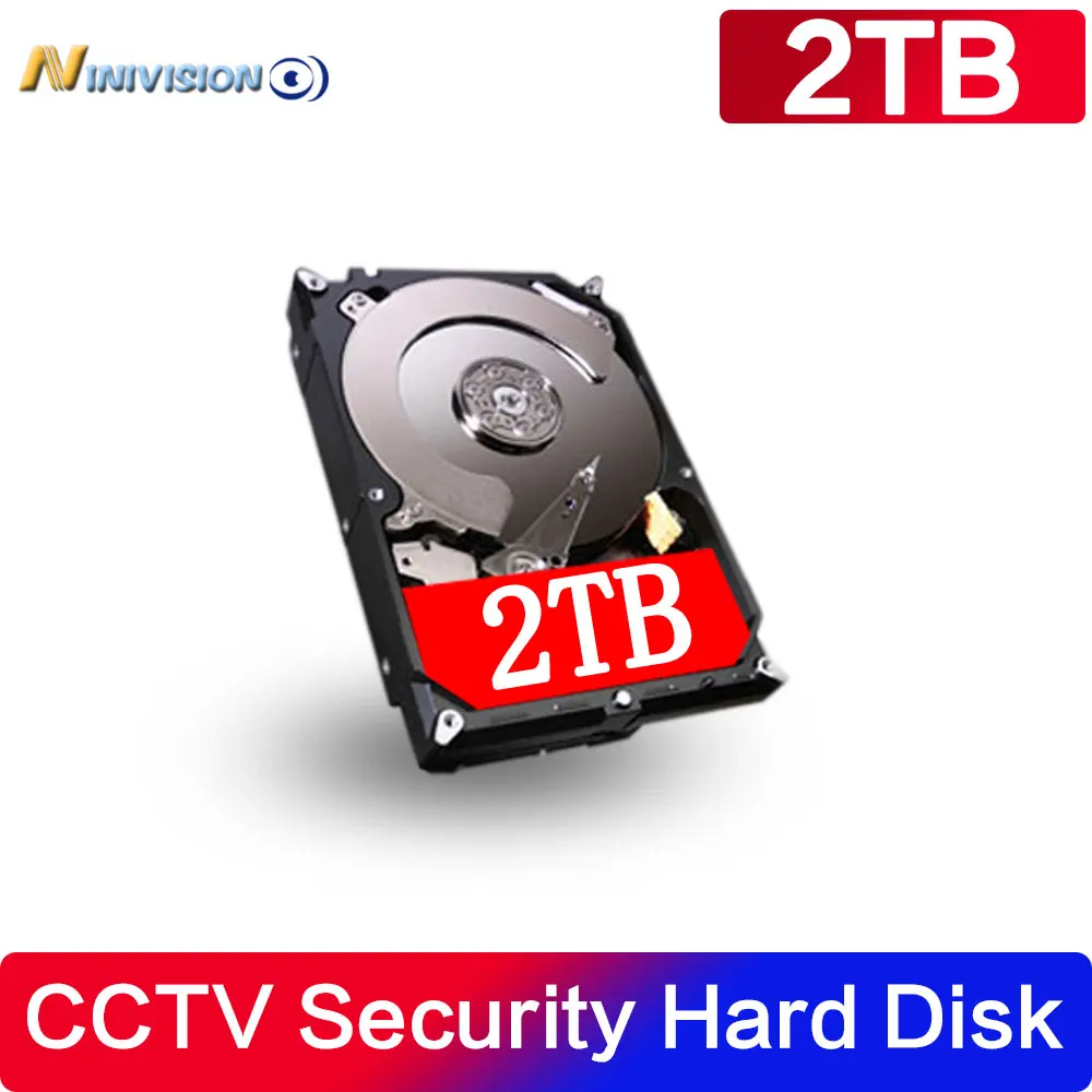 2TB Hard Drive Disk 2000GB 2T Internal HD HDD 7200RPM 64M 3.5" SATA 3 for Desktop PC Computer Internal or cctv system DVR kits