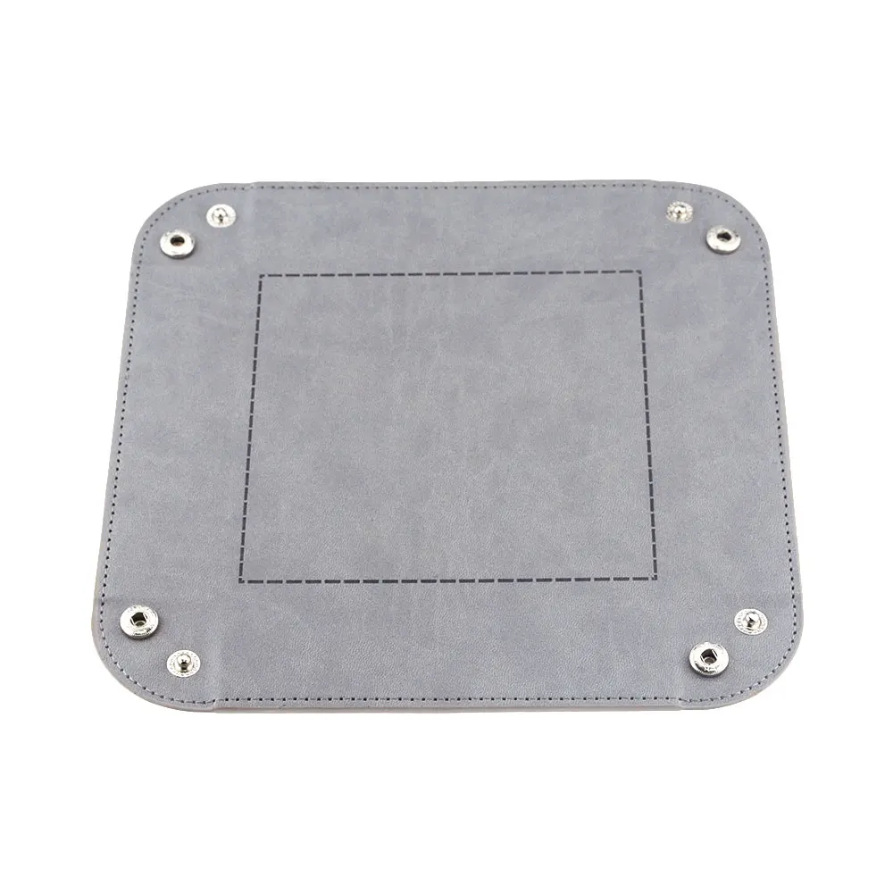 Складной ящик для хранения квадратный лоток из искусственной кожи кошелек