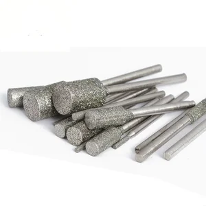 5 шт.компл. 3*34568 мм диаметр хвостовика 3 мм Цилиндрический графитовый стержень полированный алмазный шлифовальный инструмент для заточки иголок резьба по дереву