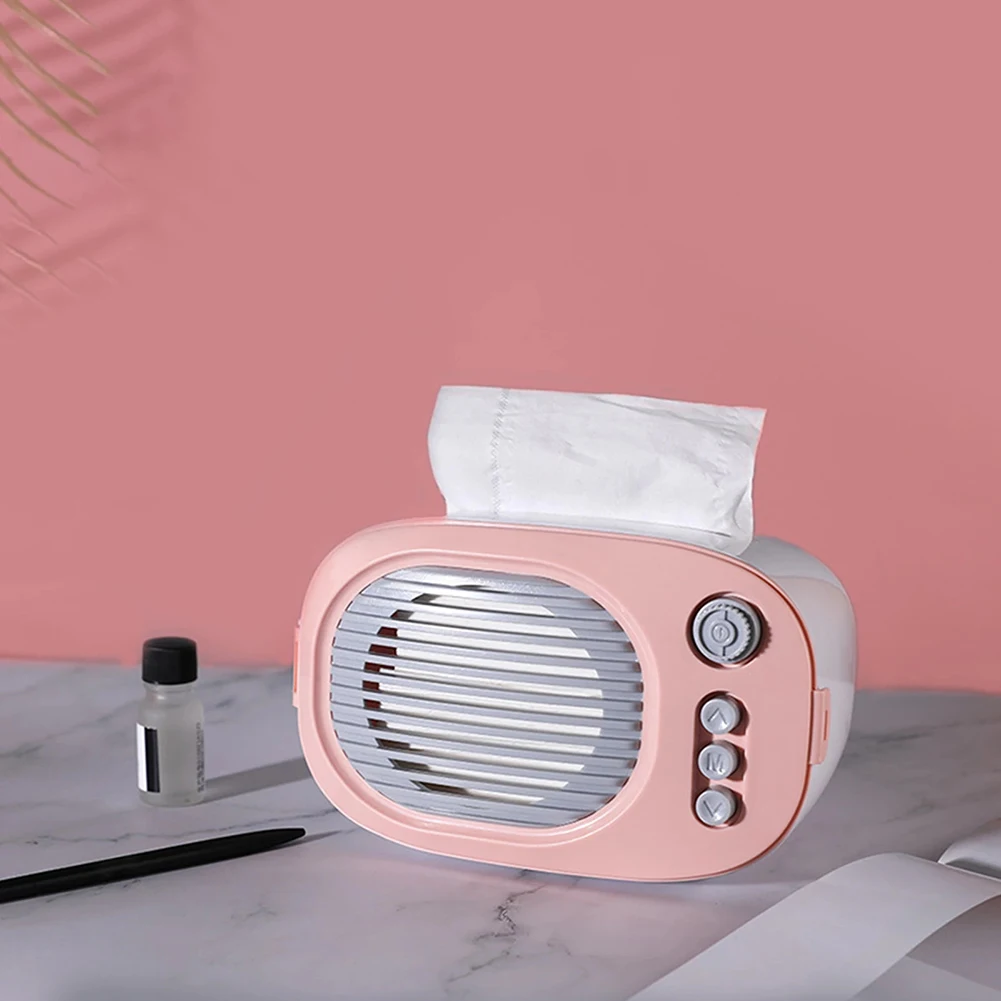 

Plastic Tissue Box Baby Wipes Holder Storage Box Vintage Radio Tissue Dispenser Home Desktop Organizer Tissue Case