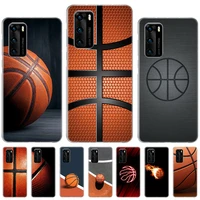 basketball basket bumper case for huawei p20 p30 p40 lite p50 pro ball cover for huawei p smart z plus 2019 2020 2018 coque
