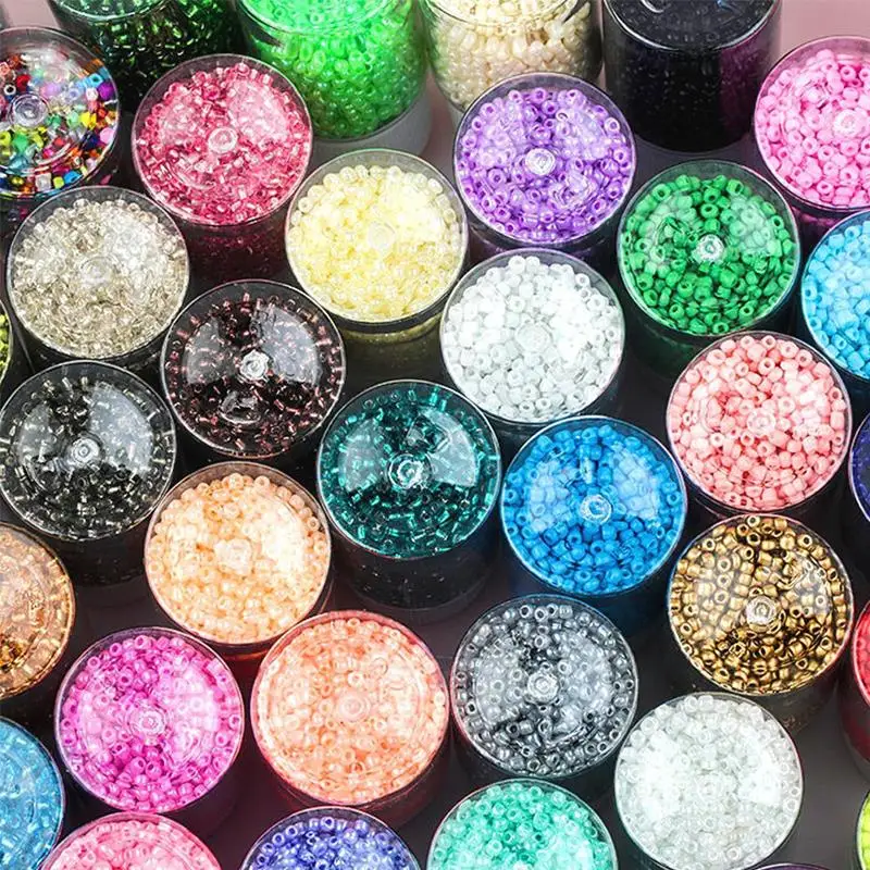 3000 шт./бутылка стеклянные бусины 2 мм | Дом и сад