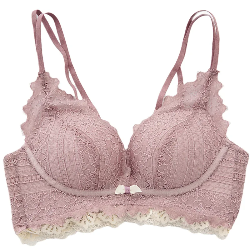 

Seamless Bra Push Up Bras For Women Latex Gathers Shock-proof Pad Underwear Women Bra Female Intimate Comfortable Bralette