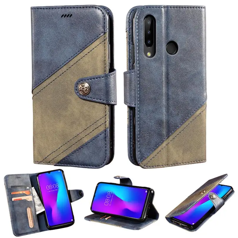 Для Doogee N20 кожаный флип чехол для телефона Магнитный противоударный книжка