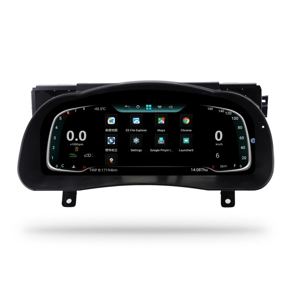 Автомобильный ЖК-приборный панель кластер для Toyota Highlander 2015-2018 2019 Android GPS навигатор