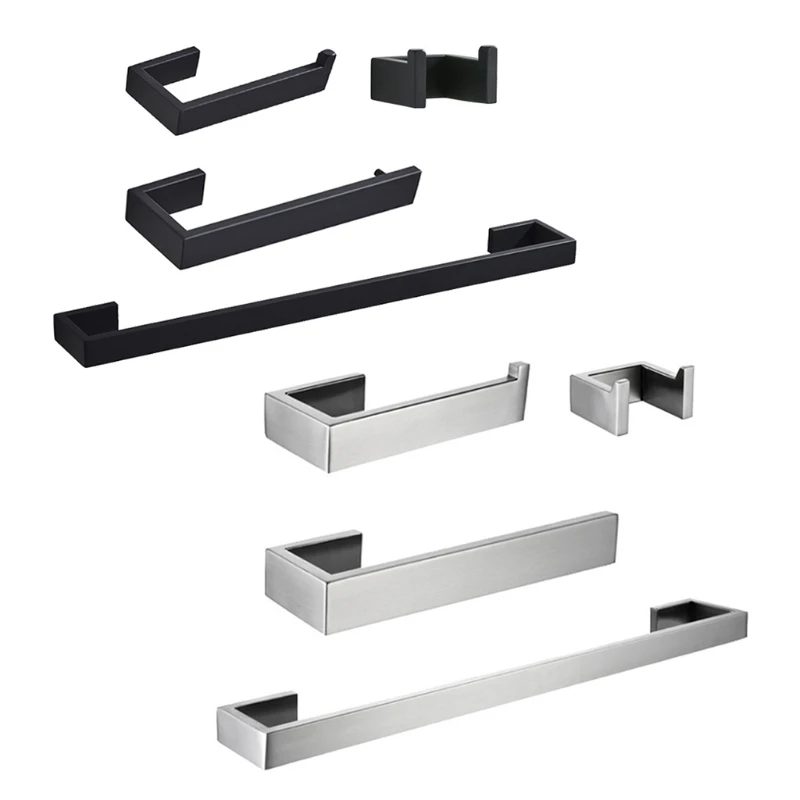 

Wall-mounted towel bar Towel rack Stainless Steel Towel Holder Towel hanger Shelf Hanging rod Paper roll holder Wall hook