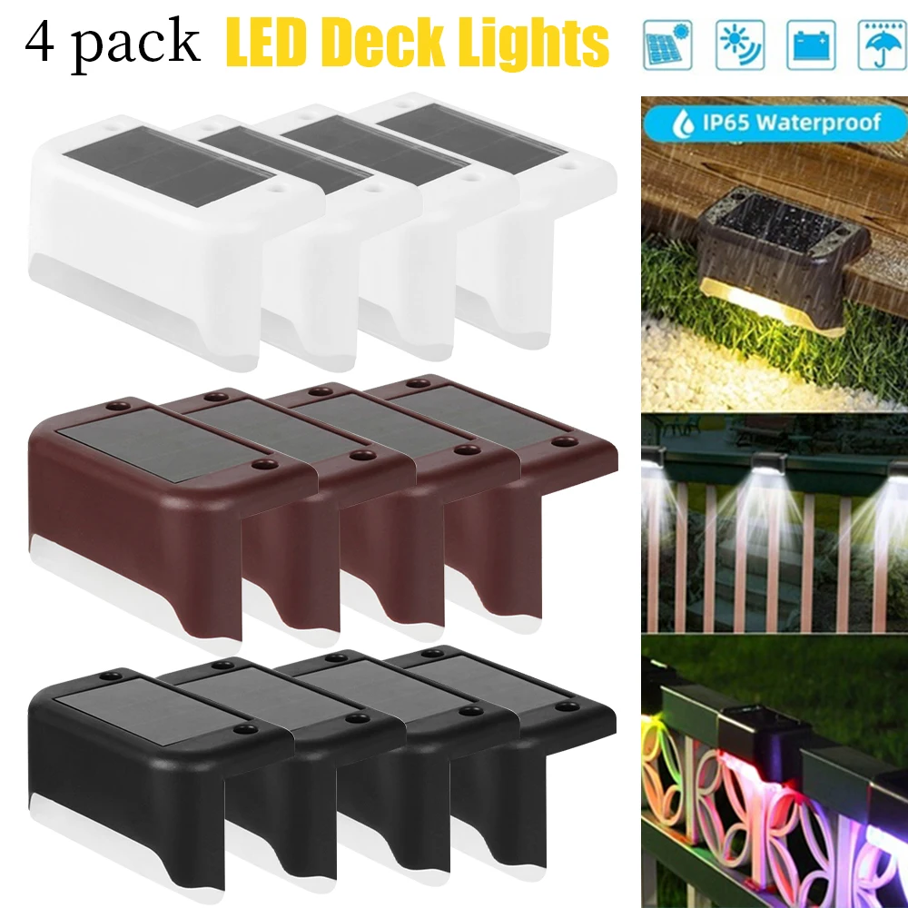 

16 шт. Солнечная лампа, шаг, палуба, светильник, s путь, лестница, открытый светильник, s водонепроницаемый настенный светильник, садовый пейза...