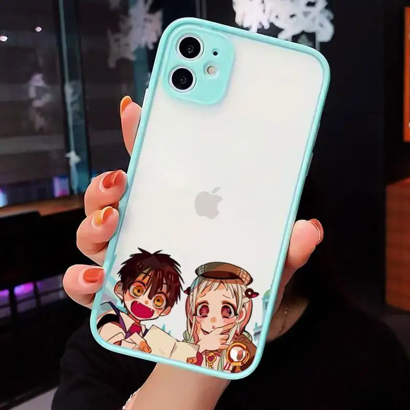 

Anime Yugi Amane Hanako-kun Phone Case Matte Transparent for iPhone 7 8 11 12 s mini pro X XS XR MAX Plus cover funda