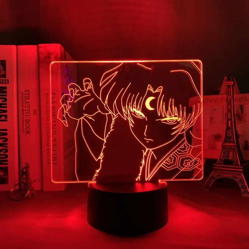 

Anime 3d Lamp Inuyasha Sesshomaru Led Night Light for Bedroom Decor Gift Nightlights Girls Lamp Sailor Moon
