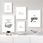 Современные задние Плакаты для гостиной с искусственными буквами