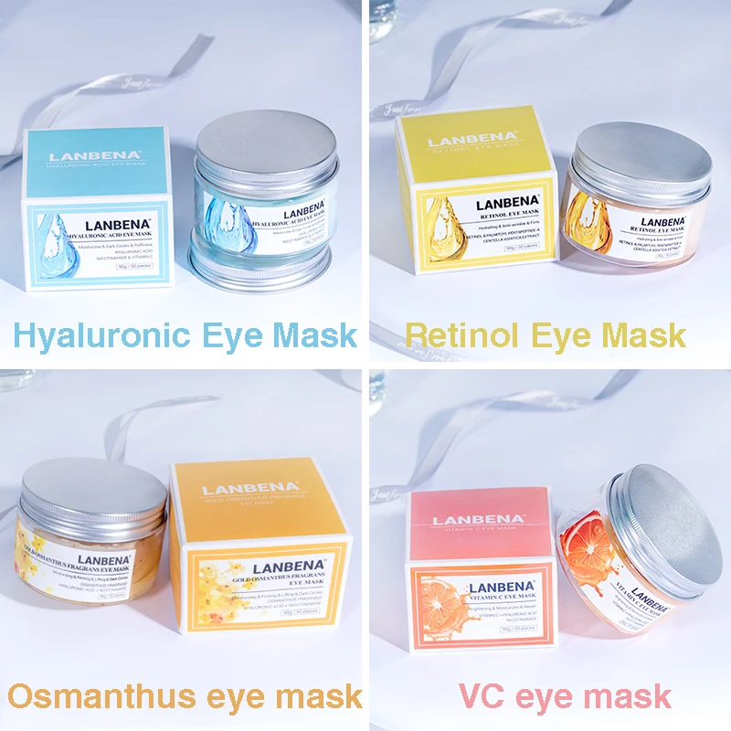 LANBENA маска для глаз с ретинолом патчи гиалуроновой кислотой сыворотка уменьшения