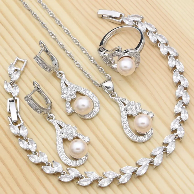 Комплект из колье серёг кольца кулона и браслета | Украшения аксессуары