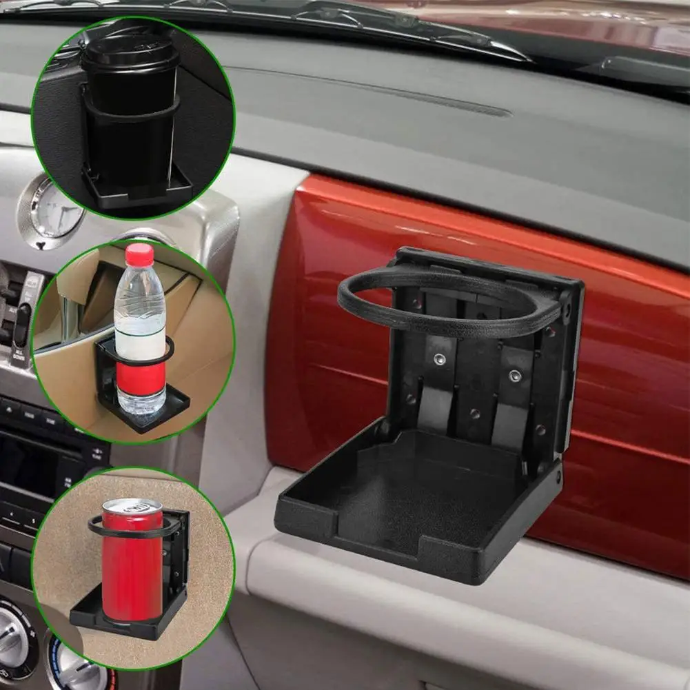 

Car Folding Portable ABS Drink Holder Convenient Automobile Beverages Bracket Black Cup Holder Car Cup Holder Bekerhouder Auto