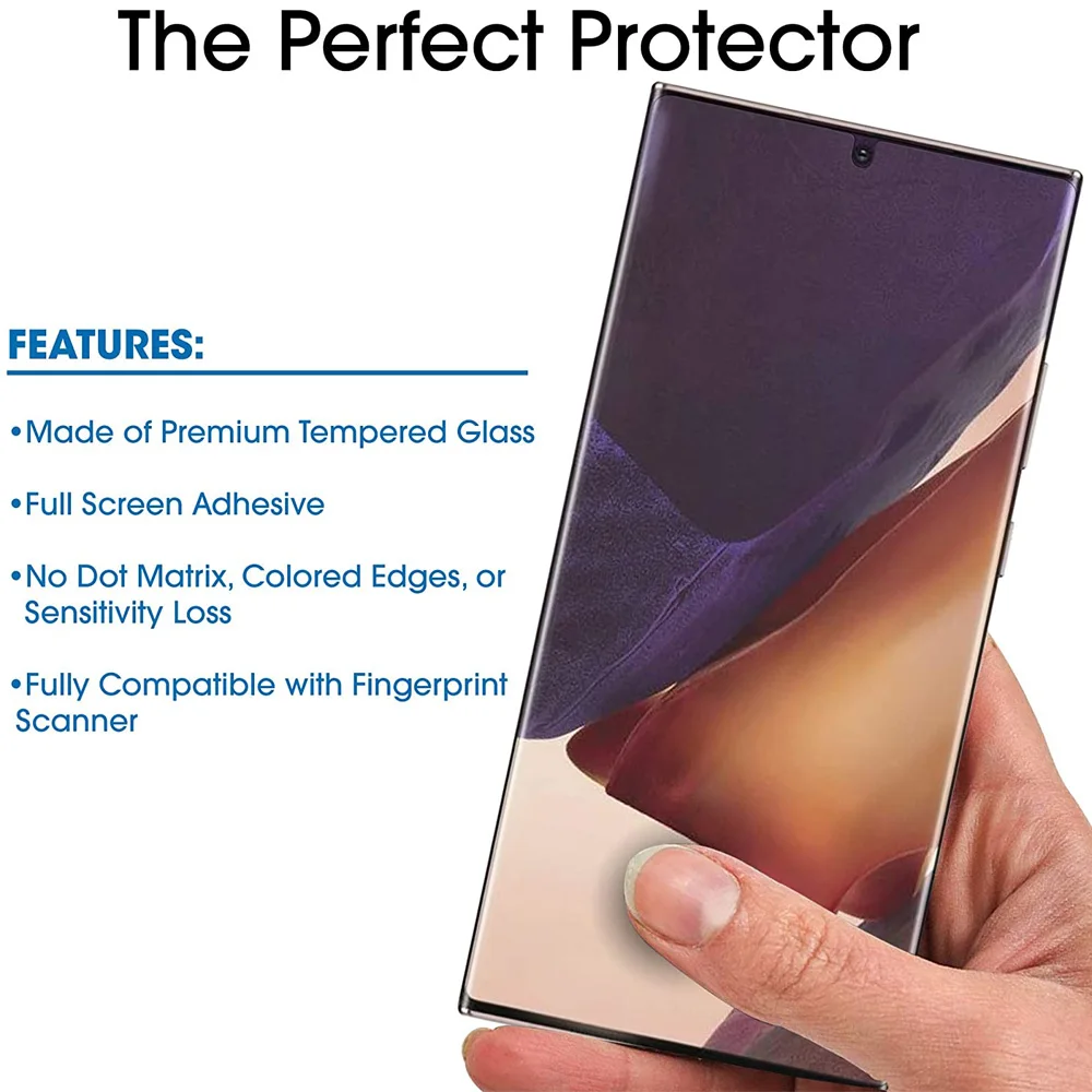 2 шт. жидкое закаленное защитное стекло для экрана Samsung Galaxy S10 S20 NOTE 8 9 10 20 Ultra |