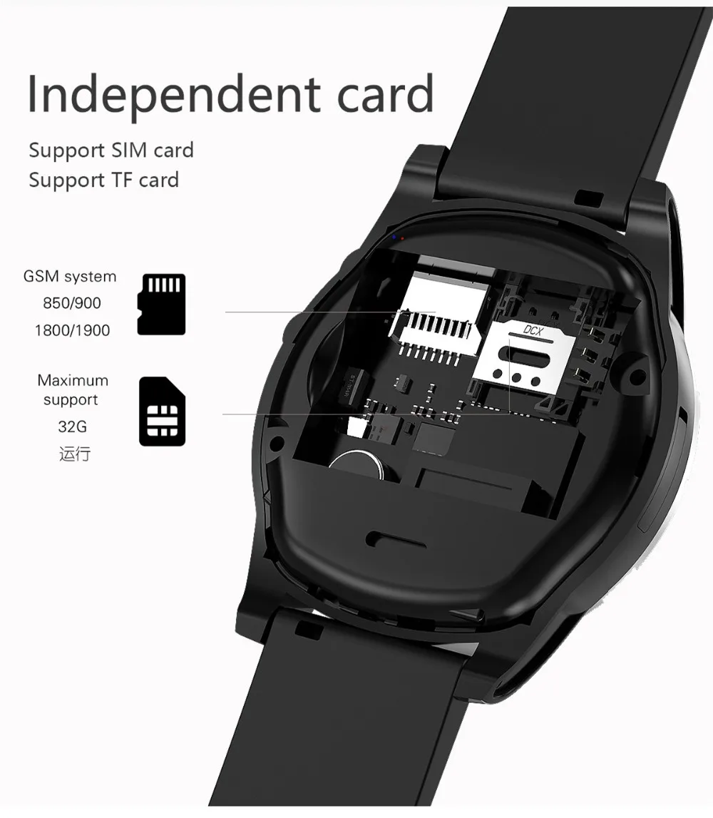 Смарт-часы SW98 мужские с поддержкой SIM-карты шагомером камерой и Bluetooth |