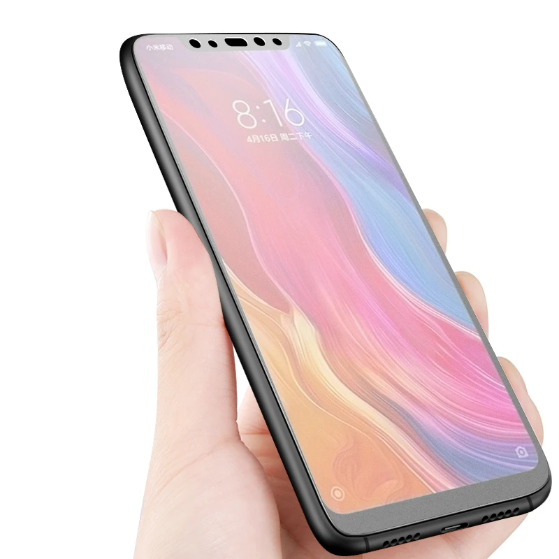Матовое закаленное стекло 9H для Xiaomi Mi 8 8SE 8Pro Lite матовое противосинее Защитное