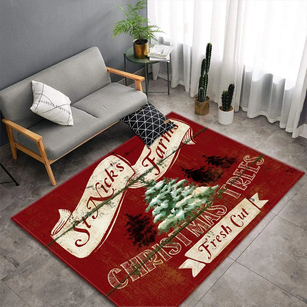 Ковры для гостиной Рождественский ковер спальни украшение детской комнаты
