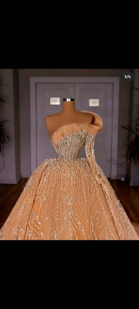 Свадебное платье длиной до пола с фатиновой аппликацией принцессы Платье