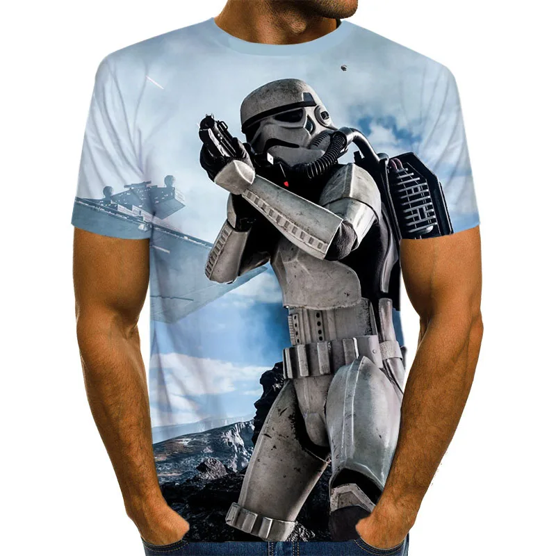 Новинка 2019 мужские футболки премиум класса костюмы с героями мультфильмов