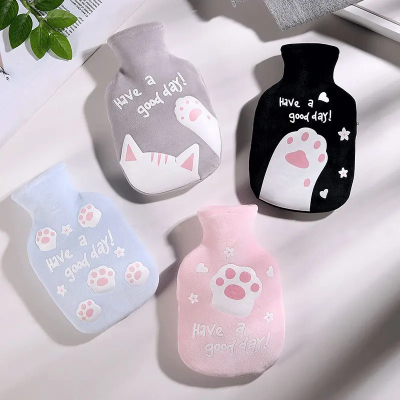 Стирающаяся грелка для рук Saim плюшевая сумка студентов мультяшная бутылка