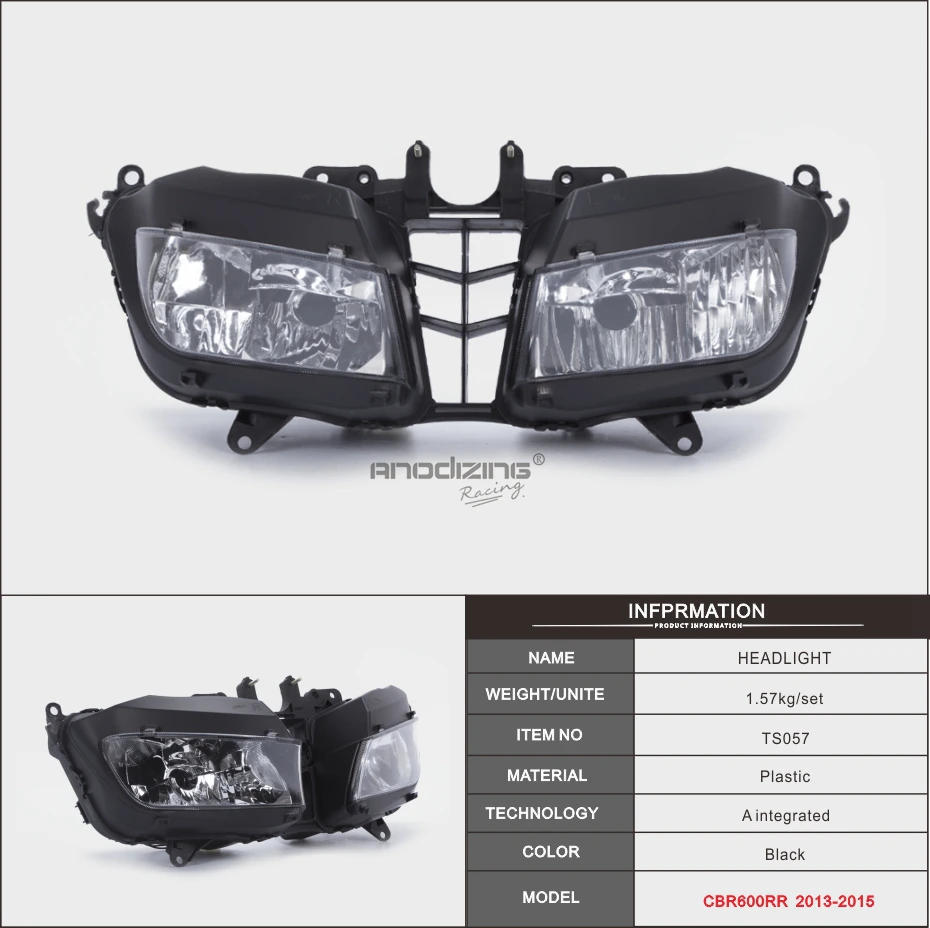 Налобный фонарь для мотоцикла налобсветильник Honda CBR600RR F5 2013 2014 CBR 600 RR 13 14|lamp for|lamp