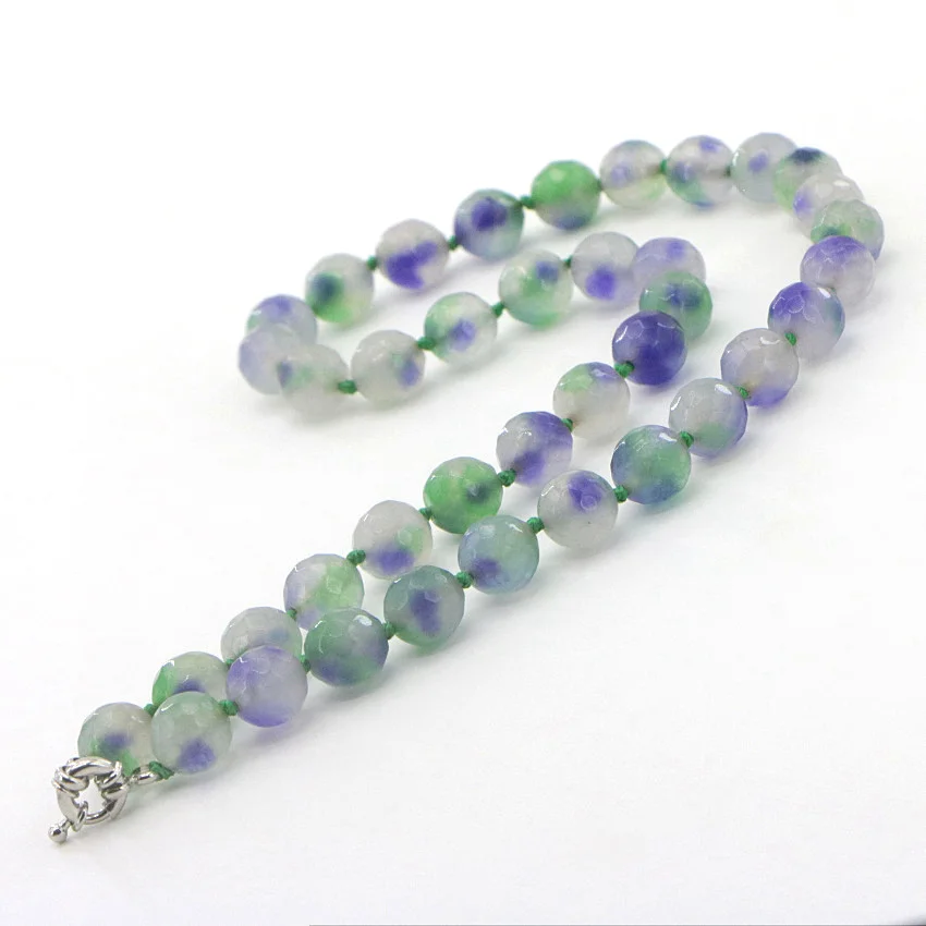 Новая красивая очаровательная 10 мм Гранёные с одной и плоские другой стороны