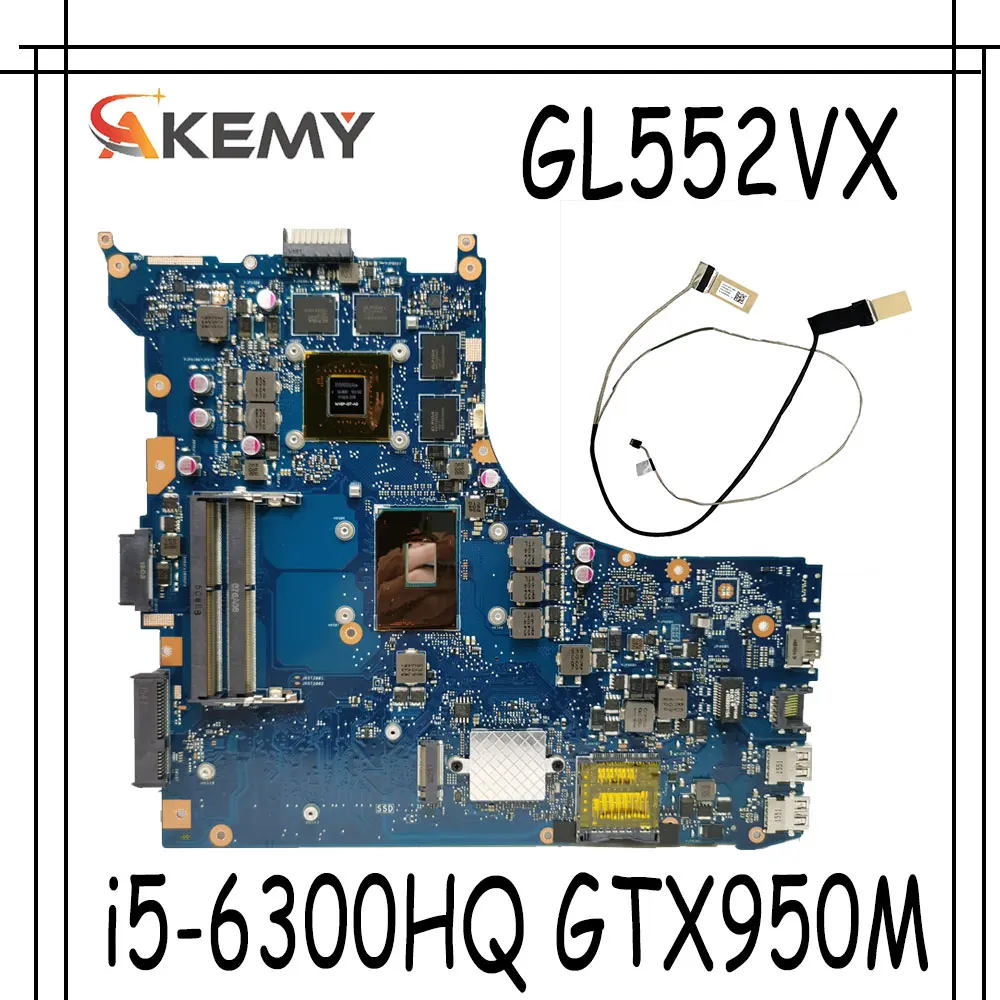 

SAMXINNO для ASUS GL552VX GL552V ZX50V Laotop материнская плата GL552VX материнская плата с i5-6300HQ GTX950M/960M REV2.0 Бесплатный кабель