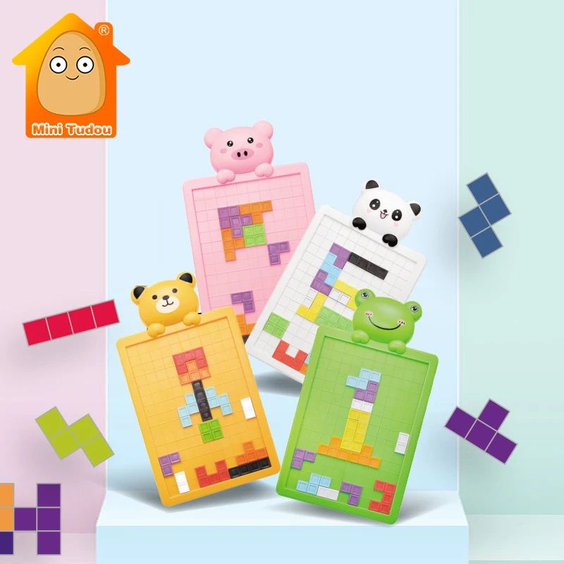 

Игрушка-головоломка детская, пластиковая, с 3d-блоками